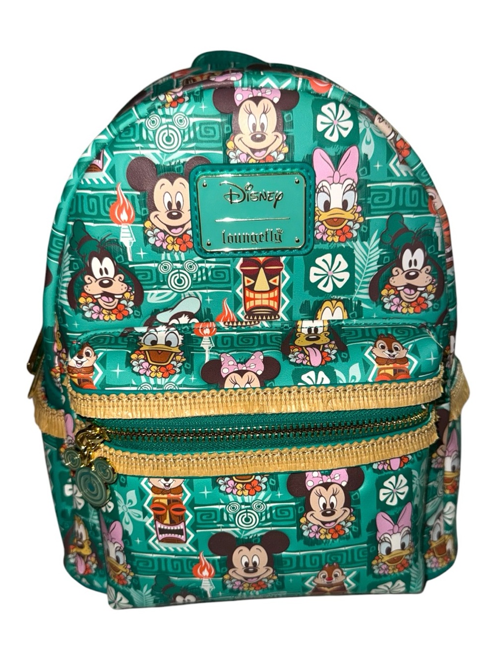 Loungefly Mickey and Friends Tiki Character Mini Backpack - Picture 1 of 6